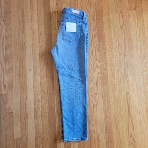 AG Jeans Isabelle High-Rise Straight Crop Jeans - Picture 10 of 12